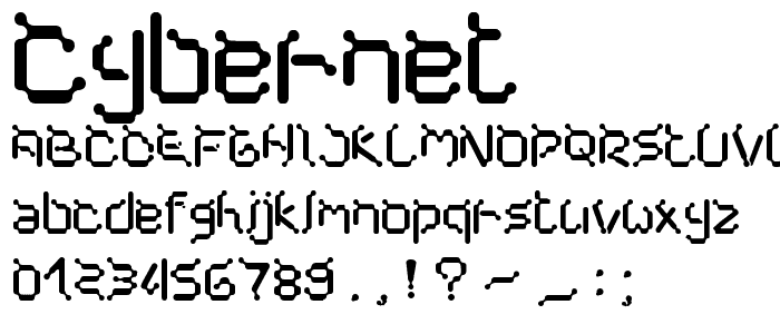 Cybernet  font